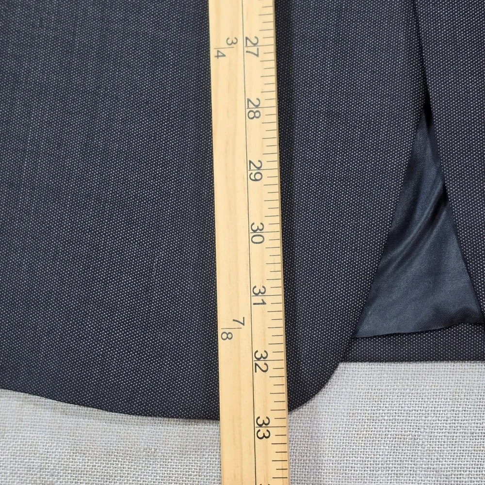 Daniel Cremieux Blazer Mens 46R Charcoal Gray Excellent 3-Button Sport Coat